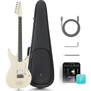 Enya Inspire 39" Smart Electric Guitar - Carbon Fiber Body with Built-in 15W Speaker, 20 Tones & App Control, 4 Presets, Bluetooth, Gig Bag Included