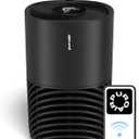PuroAir 130i HEPA Air Purifiers for Home Pets - Covers Up To 600 Sq Ft - Filters Up To 99.9% of Pollutants, Smoke, Pollen, Dust - Quiet HEPA Air Filter - Air Purifiers for Bedroom (Black)