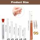 3 x 37PCS Sewing Tool Set, Sewing Kit, 37PCS/Set Needles Thread Hand Repair Tools, Portable DIY Hand Made Craft Set, Multi-Purpose Needle and Thread Kits for Beginners, Professional DIY Lovers