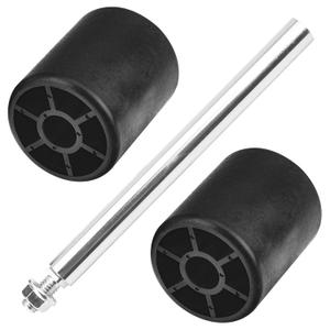 2 Pack Deck Roller with Shaft Rod Compatible with John-Deere M113955 M41644 M111134 210-303 13279 GT GX LX, Fits LX172 LX188 FH580V FD501V 335DX744 44Q977 44Q97
