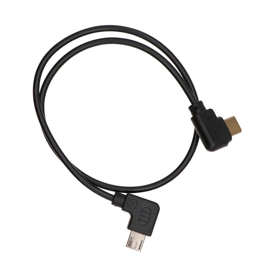 for Zhiyun Control Cable Double Elbows Type C Line Micro to Type C Camera Control Cable for EOS R RP for Nikon Z6/Z7