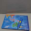 Bilingual Interactive World Map for Kids Learning and Educational Toys, Talking Electronic Kids World Map i-Poster Geography Games Ages 3 to 12 Years Old, Custom Talking Birthday Gifts Card