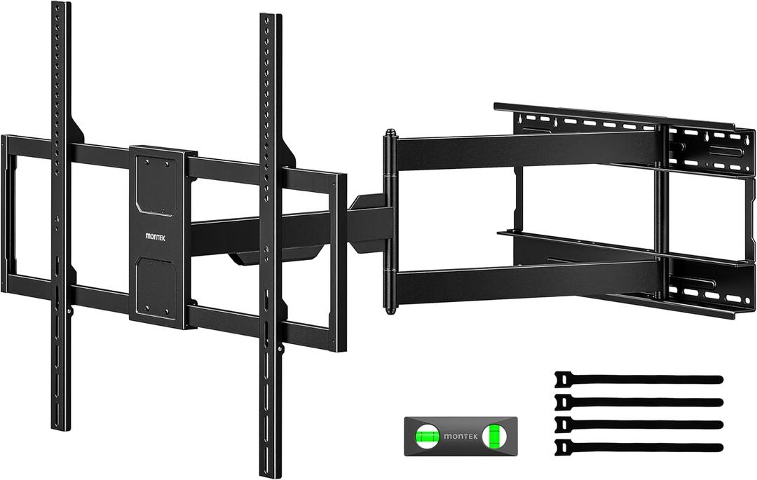 monTEK XL 40” Long Arm TV Wall Mount for 50-100 inch TVs up to 176 lbs