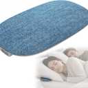 Under Pillow Bone Conduction Speakers, FFNIXOO Sleep Sound Machine with Built-in White Noise, Pillow Speakers for Sleeping Wireless Streaming, Private Side Sleeper Speaker (Blue)