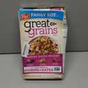 Great Grains Raisins, Dates & Pecans Breakfast Cereal for Adults, Crunchy Clusters with Dried Fruit and Nuts, Non-GMO, Heart Healthy, 19 oz Box, exp sep 18 2025