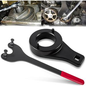 Sunluway for Toyota 3.4L V6 Engine Crankshaft Damper Pulley Holding Tool & Cam Pulley Holder W89208 fits Tacoma 4Runner T100 Tundra Pickup, Harmonic Damper and Camshaft Pulley Holding Tool