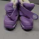 UBFEN Kids Snow Boots Boys Girls Winter Warm Waterproof Outdoor Slip Resistant Cold Weather Unisex Shoes (Toddler/Little Kid/Big Kid) (F/Light Purple)