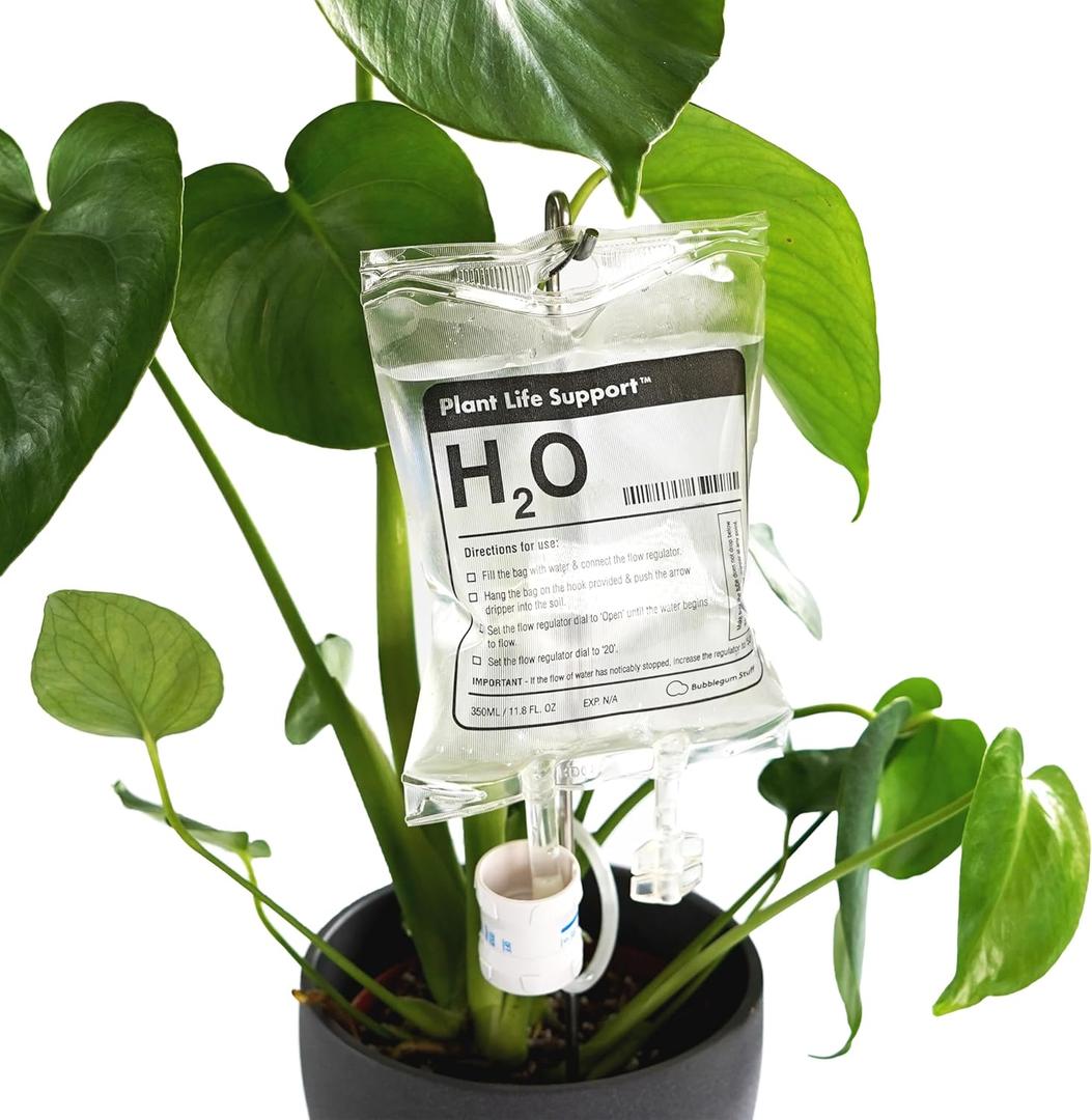 Plant Life Support - Automatic Watering System for Houseplants - Fun Garden Gifts - Home Accessories - Indoor Waterer
