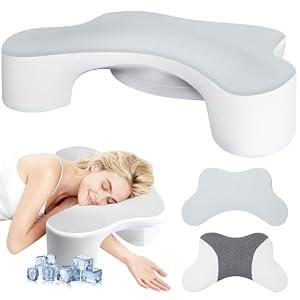 Wattne Side Sleeper Pillows with Arm Holes