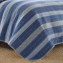 Nautica - Queen Quilt Set, Cotton Reversible Bedding with Matching Shams, Home Decor for All Seasons (Saltmarsh Blue, Queen)