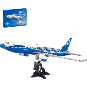 Boeing 787 Airplane Building Blocks Sets Concorde Building Kits Collectible Plane for Aviation Enthusiast Aircraft Model Toys Gift for Adults Kids Teens 1353 PCS