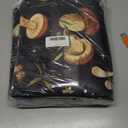 Zussun Mushroom Rug Kitchen Mats for Floor Kitchen Rugs Non Slip Washable Sets of 2 Black Butterfly Floral Plant Low Pile Stain Resistant Waterproof Floor Standing Mat for Office Laundry Sink Desk, 2 Rugs 3'x2' And 5'x2'