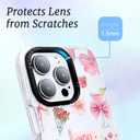 for iPhone 14 Plus Case, Floral Celebration Collage with You Got This, Military-Grade Drop Protection, Party Soft Slim TPU Protective Cover with Camera Protection for Women & Girls (ItalianBeach)