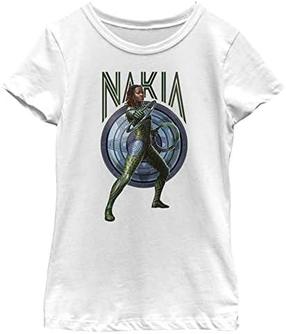 Marvel Girl's Nakia Shield T-Shirt, XS