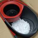 O-Cedar EasyWring Microfiber Spin Mop, Bucket Floor Cleaning System, Red, Gray, Standard