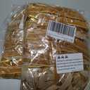 2 x 30 Pcs Christmas Velvet Wreath Bow, 5 x 7 Inch Vintage Velvet Ribbon Bows Rustic Crafts Gift Bows for Indoor Outdoor Wreaths Garland Holiday Xmas Tree Wrapping Crafts (Khaki, Width of 3/8")