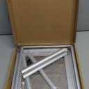 Large Donation Box with Lock, Acrylic Ballot Box with Slot 10 x 10 x 10 Inch, Suggestion Box with Lock Cash Storage Container for Fundraising Voting Charity Contest Tip