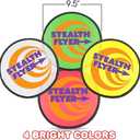 ArtCreativity Folding Pocket Frisbee Set -12 Pack - Foldable Frisbees for Kids and Adults - Summer Vacation Essentials - Summer Outdoor Toys for Kids - Fun Birthday Party Favors for Boys and Girls