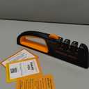 5 Precision Adjust Knife Sharpener- 3-Stage Premium Kitchen Knife Sharpener to Repair, Restore & Polish Blades by Sharp Pebble