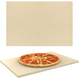Extra Large Pizza Stone for Oven Baking, BBQ Grilling, 20" x 13.5" Rectangular Baking Stone Oven Bread Pan for Baking Bread, Universal High Temperature Cordierite BBQ Cooking Stone for Pellet Grill