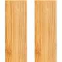 VaeFae Adjustable Bamboo Drawer Dividers, Expandable Drawer Organizer for Kitchen, Bedroom, Bathroom, Dresser and Office, 2 Pack