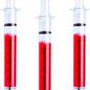 Red Syringe Pens - Fun & Retractable BallPoint with Black Ink - Smooth Writing, Comfortable Grip & Lightweight Novelty Pens - Perfect for Nurses, Doctors | 12PCS