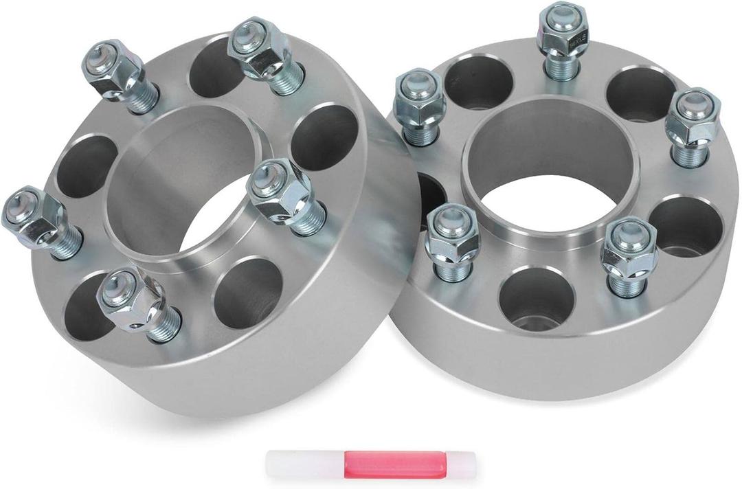 SCITOO 2Pcs Wheel Spacers 2 inch 5x115 Bore 71.5mm Studs 14x1.5 5 Lug Wheel Spacers Adapters Fit for for Chrysler 300 for Dodge Charger for Dodge Challenger Magnum