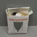 Adhesive Curtain 100% Blackout No-Drill Easy Install for Bedroom Blinds Light Blocking (Beige-47 W x 54" L-1P)