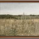 Framed Vintage Canvas Wall Art Decor, Landscape Farmhouse Wall Prints for Bedroom Bathroom Office, Rustic Posters for Living Room Aesthetic, Nature Painting Artwork