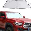 LLKUANG Car Windshield Sun Shade Compatible with Toyota Tacoma 2006-2024 Auto Windshield Sunshades Foldable Blocks UV Rays Sun Visor to Keep Your Vehicle Cool and Damage Free (Style B)