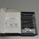 Ravinte 25 Pack 4 Inch Square Cabinet Handles Matte Black Cabinet Pulls Drawer Pulls Kitchen Hardware Handles for Cupboards