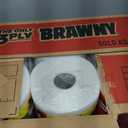 Brawny Tear-A-Square 3-Ply Paper Towels, 12 XL Family Rolls = 30 Regular Rolls, Strong, Absorbent, and Durable with 3 Sheet Sizes (Quarter, Half, Full)