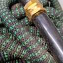 Garden Hose 150 ft, 2025 No Kink Expandable Water Hose 150ft with 10 Function Nozzle, Solid Metal Fittings, Durable Outer Fabric, Lightweight, Flexible, Leak-proof, Stretchy for Watering, Car Washing