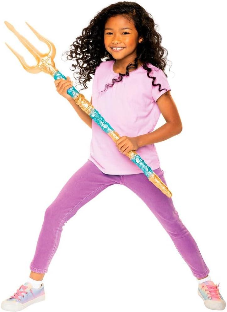 Disney The Little Mermaid King Triton’s All-Powerful Trident, 36 Inches Long with Motion Activated Lights and Sound Effects! Command The Seas Like King Triton!