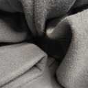 Tanming Women's Warm Double Breasted Wool Pea Coat Trench Coat Jacket with Hood (Large, Grey)