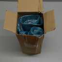 Extra Large Silicone Dish Drying Mat For Kitchen Counter Drying Pad 23.6 x 19 Inch Rubber Dish Drainer Mat with Drain Lip for Sink Drawer Liner (Blue)