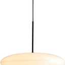 Brikey 19.7'' Nordic Acrylic Pendant Light, 5-Light Hanging Ceiling Lamp Chandelier for Dining Room Kitchen Island (White)