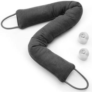 Door Draft Stopper, 42 Inch Weighted Under Door Noise Cold Air Blocker, Heavy Duty Sound Proof Draft Guard Gap Snake for Bottom of Doors and Windows, 2.4lbs (Gray)