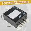BHB 36V 350A Cart Motor Controller Compatible with EZGO TXT Golf Carts 2000-2009 Replaces 73326-G02 73326G02 73326G04 73326G05 73326G06 73326G07 73326G08
