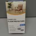 24 Pcs Chair Leg Floor Protectors for Hardwood Floors Silicone Covers Felt Pads Furniture Leg Caps Anti-Scratch Reduce Noise Fit (1-5/16" to 2")
