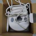 Dental Ultrasonic Retainer Cleaner Machine: 45kHz Dental Cleaning Pod with Digital Timer & 200ML, Deep Cleaning for Dentures, Mouth Guards, Aligners, Night Guards, Braces, Toothbrush Heads & Jewelry (White)