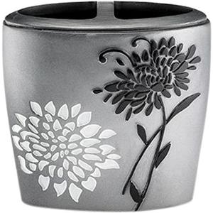 Popular Bath Toothbrush Holder, Erica Collection, Grey