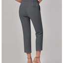 GRAPENT Women's Plus Size Pants Womens Capri Pants Pull On Dress Capris for Women Color Dark Gray Size 20 22 (XXL)