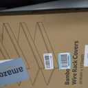 Gashell Wire Shelf Covers, Bamboo Wire Rack Covers for Pantry, Closet (4pcs, 26" W x 12" D)