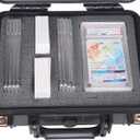 Case Club Graded Card Storage Box Fits up to 34 Card Slabs, or 100+ Sleeve Top Loaders- Travel Case fits Pokemon, MTG, & Sports Trading cards in Waterproof Exterior with Customizable Foam Interior