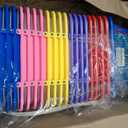 Boley Classroom Baskets - 20 Pack 10x6in Colorful Plastic Stackable Storage Bins with Handles - Ideal for School, Daycare, Home Organization, Art Supplies, Books, Toys, and More