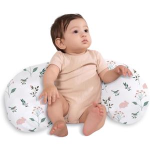 Little Grape Land Nursing Pillow,Upgraded Breast Feeding Pillow for Mom,Breastfeeding & Bottle Feeding for 015 Months, Soft Machine Washable Cover with Firm Breathable Filling, Tummy Time,Bunny