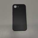 JETech Case for iPhone 16e 6.1-Inch 2025, Camera Lens Full Protection, Soft TPU Protective Phone Cover with Matte Finish, Shockproof (Black)