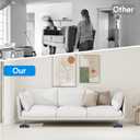 Furniture Sliders, Furniture Movers with Wheels 700LBS- 4 Metal Slider with Anti-Slip Pad4 Brakes Each for Easy Moving, Heavy Duty Appliance Roller Dolly for Couches, Sofas +More.