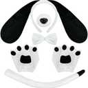 Animal Costume Set, Animal Headbands Ears Headband and Tail Set Animal Ears Headband for Halloween Cosplay